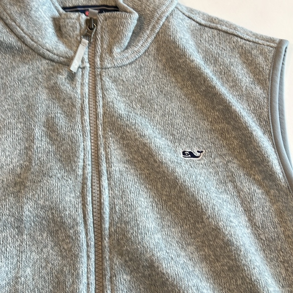 Vineyard Vines - Heather‎ Gray Vest, medium - Picture 3 of 5